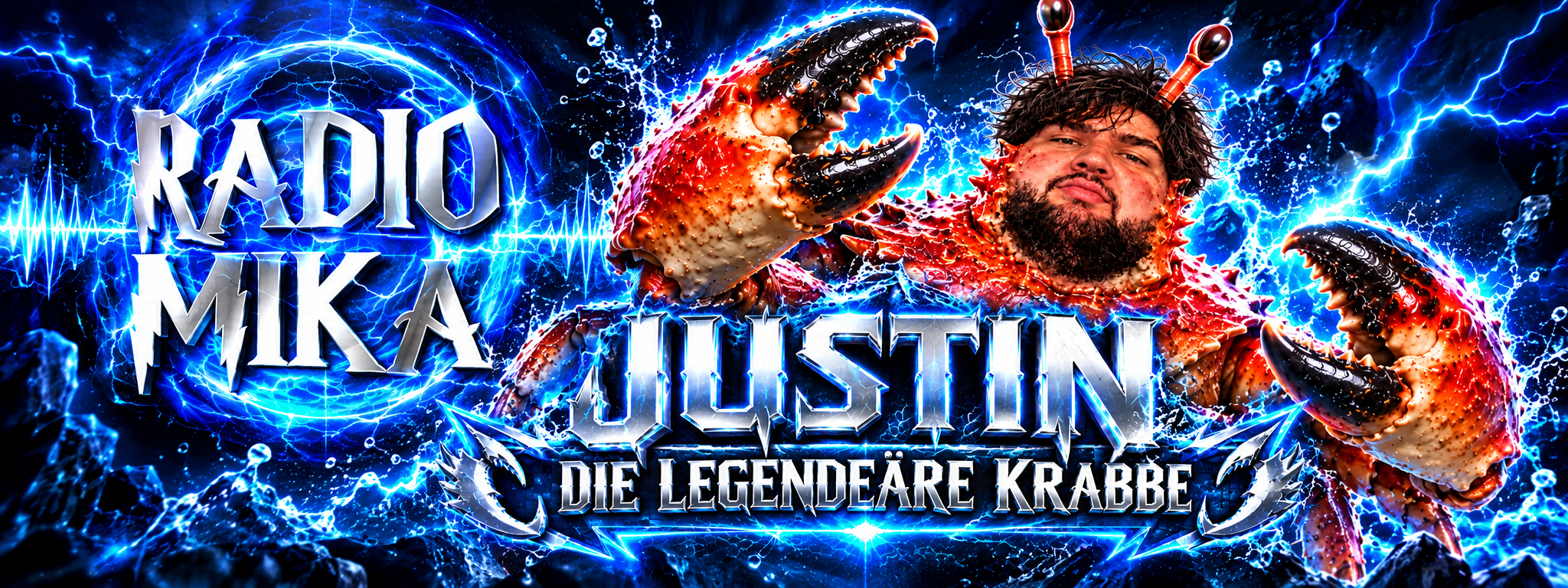 Justin die legend&auml;re Krabbe.